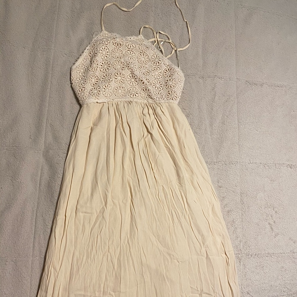 Lulus Crochet Lace Maxi Dress